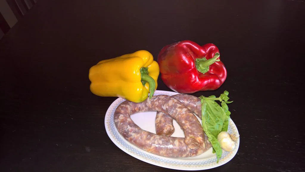 tagliatelle salsicia e peperoni